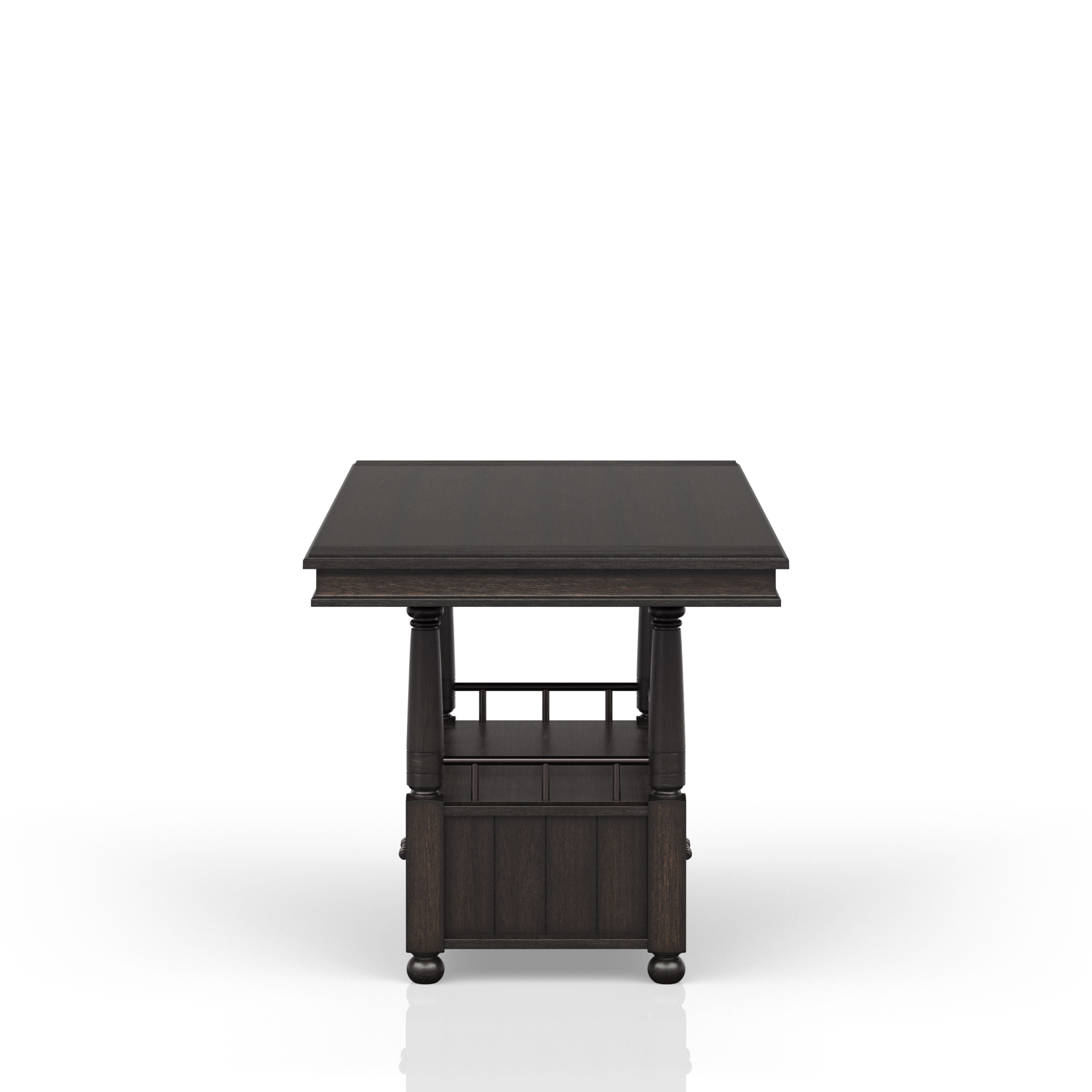 Deep Coffee Counter Height Dining Table