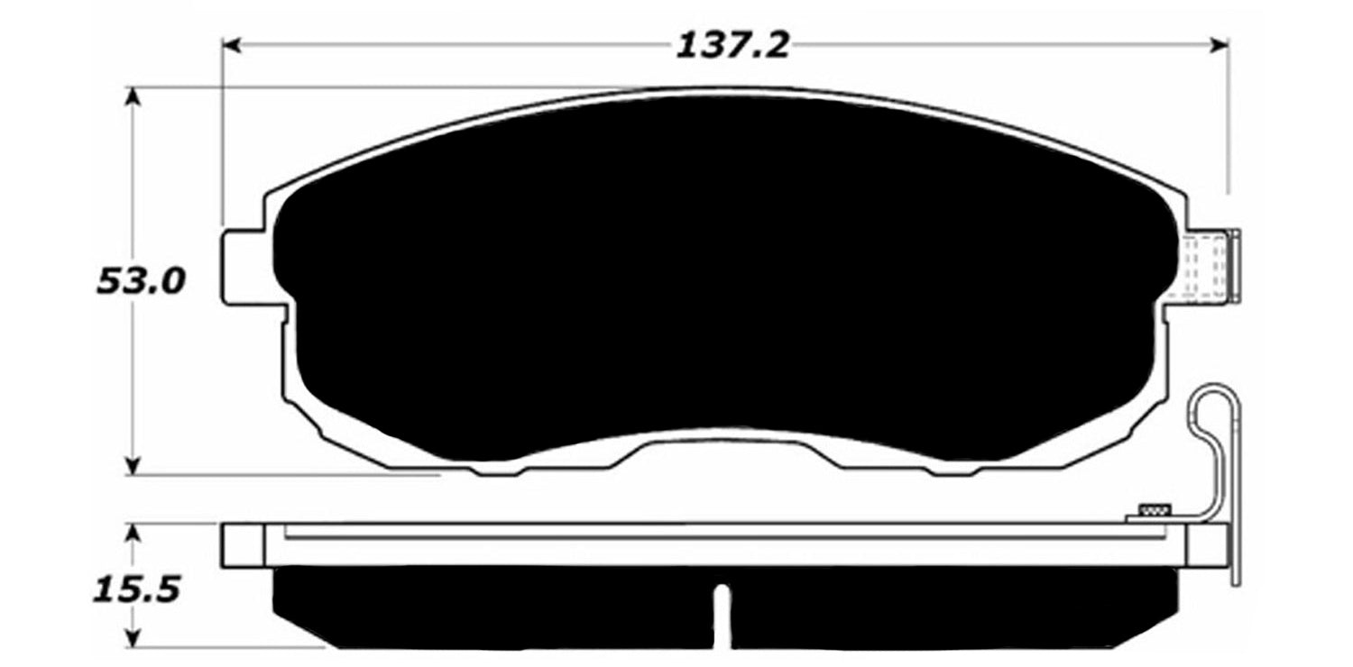 Porterfield Brake Pads for 2010 NISSAN ALTIMA