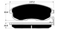 Porterfield Brake Pads for 2003 INFINITI I35