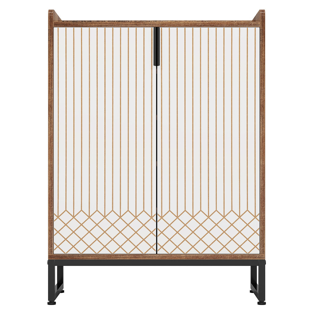 29.52" Brown Shoe Cabinet