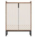 29.52" Brown Shoe Cabinet