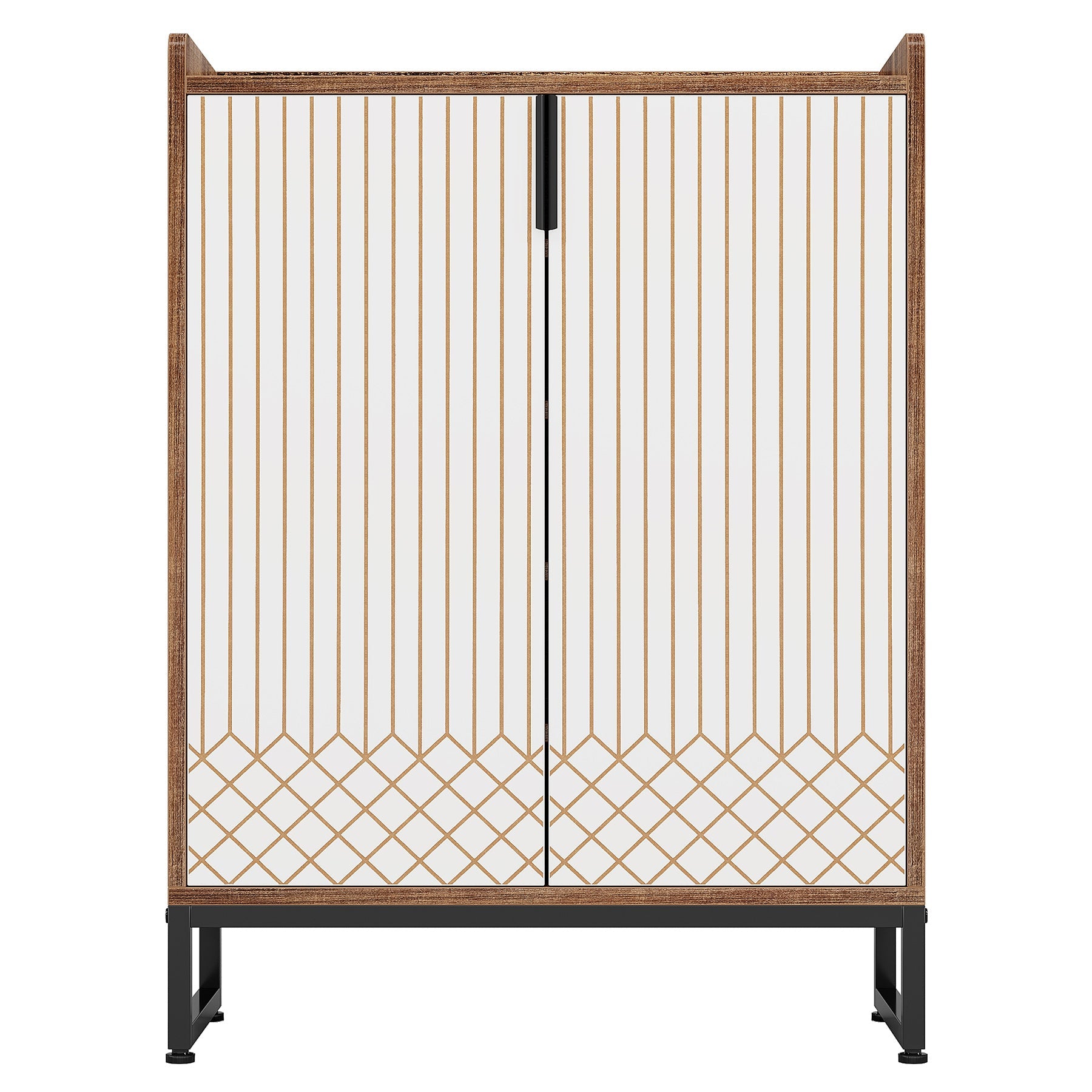 29.52" Brown Shoe Cabinet