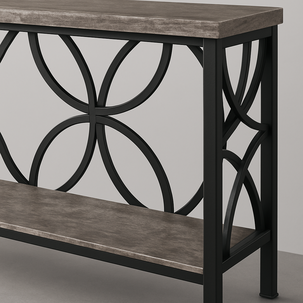 70.9” Extra Long Industrial Console Table