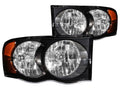 Anzo 2002-2005 Dodge Ram 1500 Crystal Headlights Black