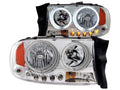 Anzo 1997-2004 Dodge Dakota Crystal Headlights Chrome 1pc