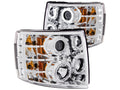 Anzo 2007-2013 Chevrolet Silverado 1500 Projector Headlights w/ Halo Chrome