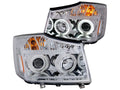Anzo 2008-2015 Nissan Titan Projector Headlights w/ Halo Chrome (CCFL)