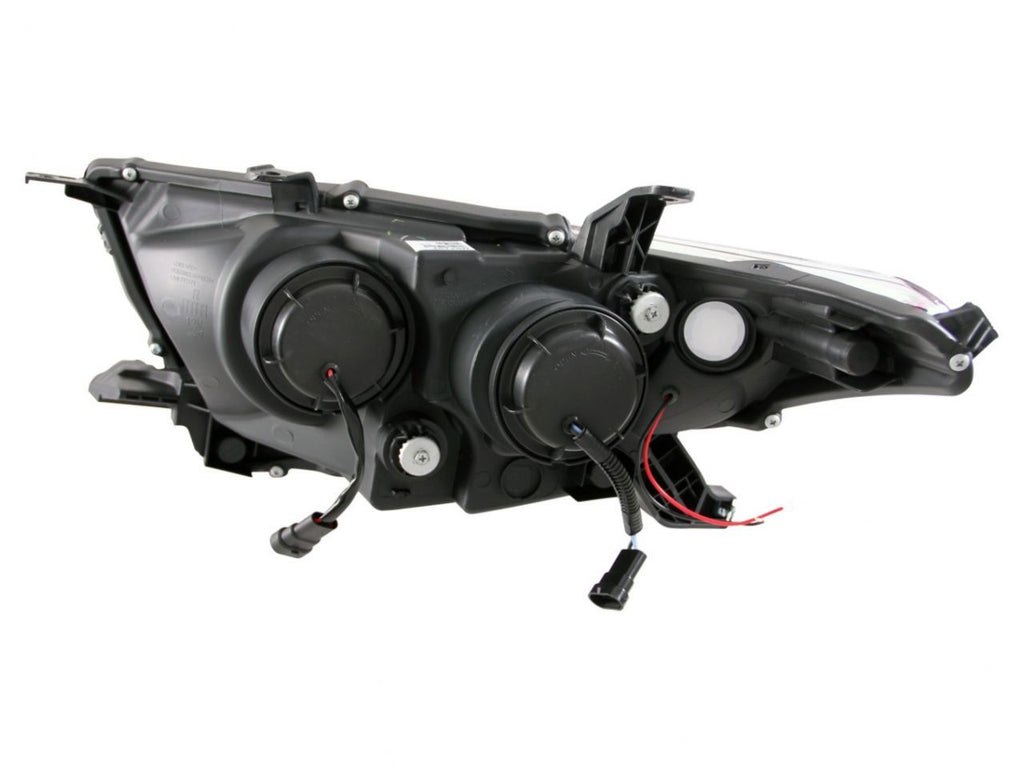 Anzo 2011-2013 Toyota Highlander Projector Headlights w/ U-Bar Chrome