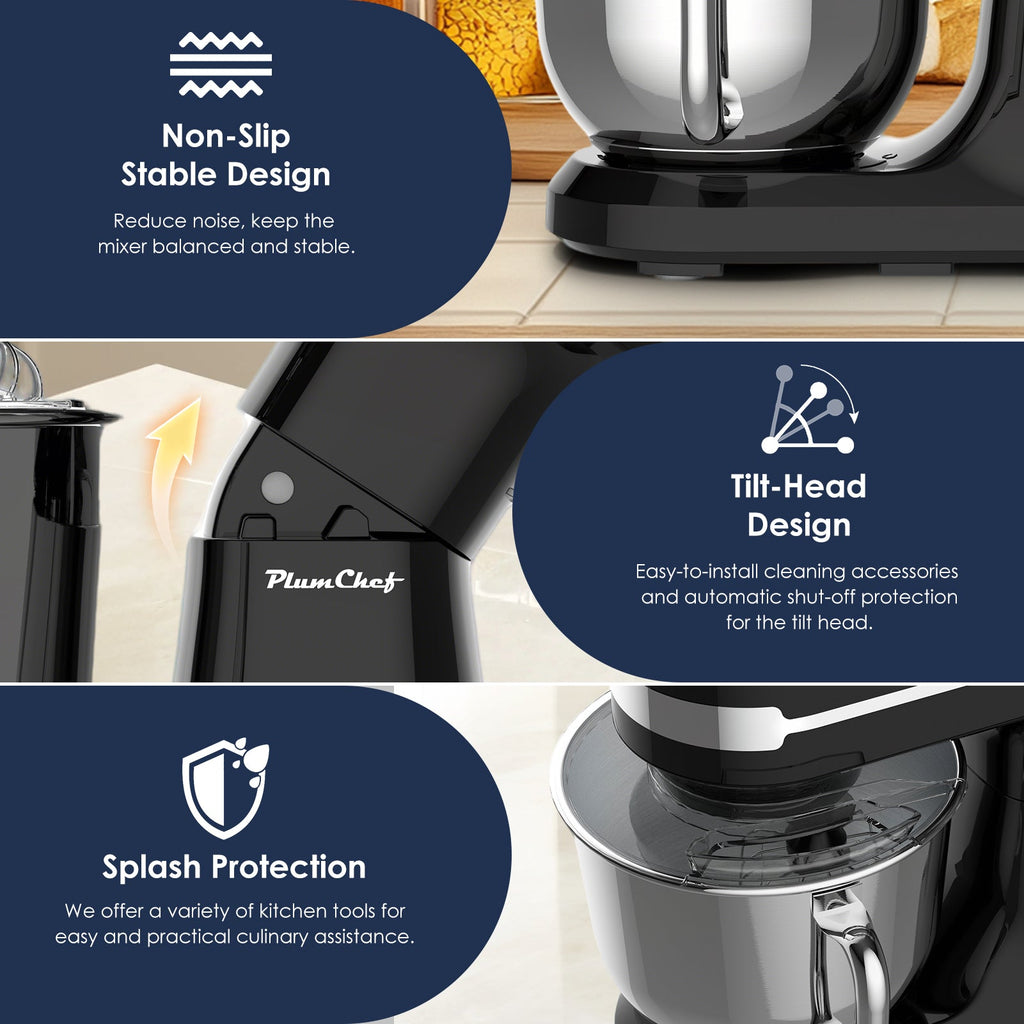 Plum Chef 5.5QT Electric Stand Mixer
