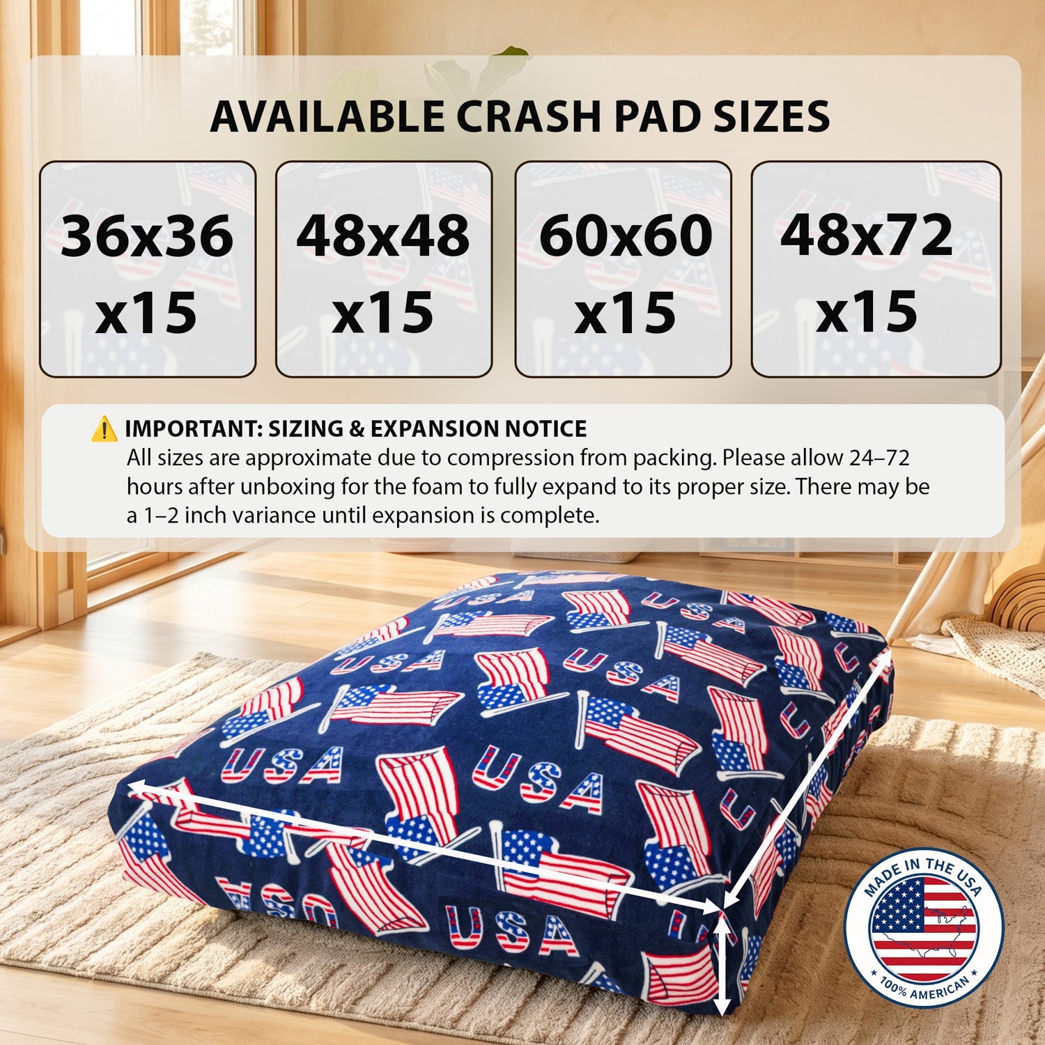 Sensory Crash Pad For Kids & Adults