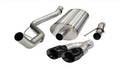 Corsa 10-10 Ford F-150 Raptor 5.4L V8 Black Sport Cat-Back Exhaust 14388BLK