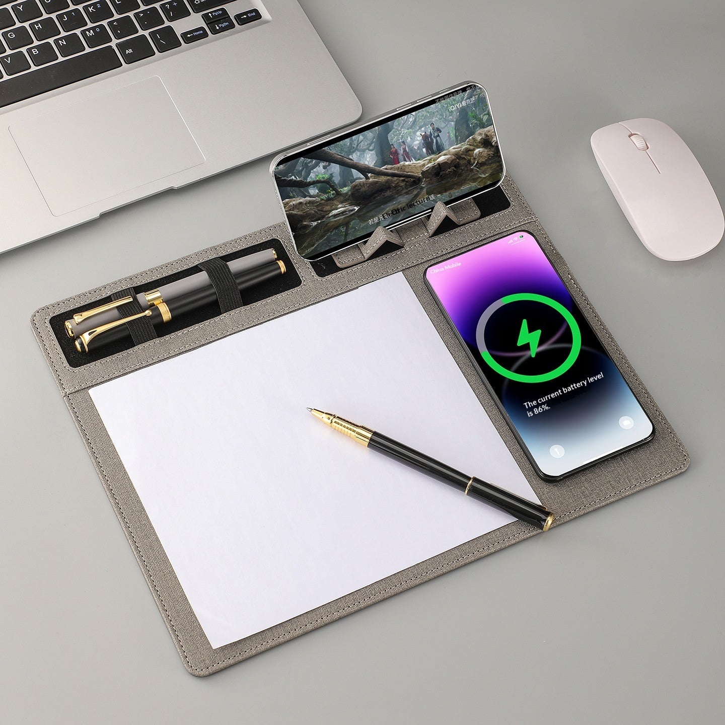 Multifunctional Wireless Charging Non-Slip Mouse Pad