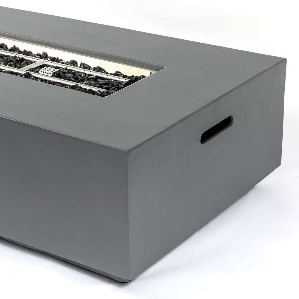 Concrete Propane/Natural Gas Fire Pit Table