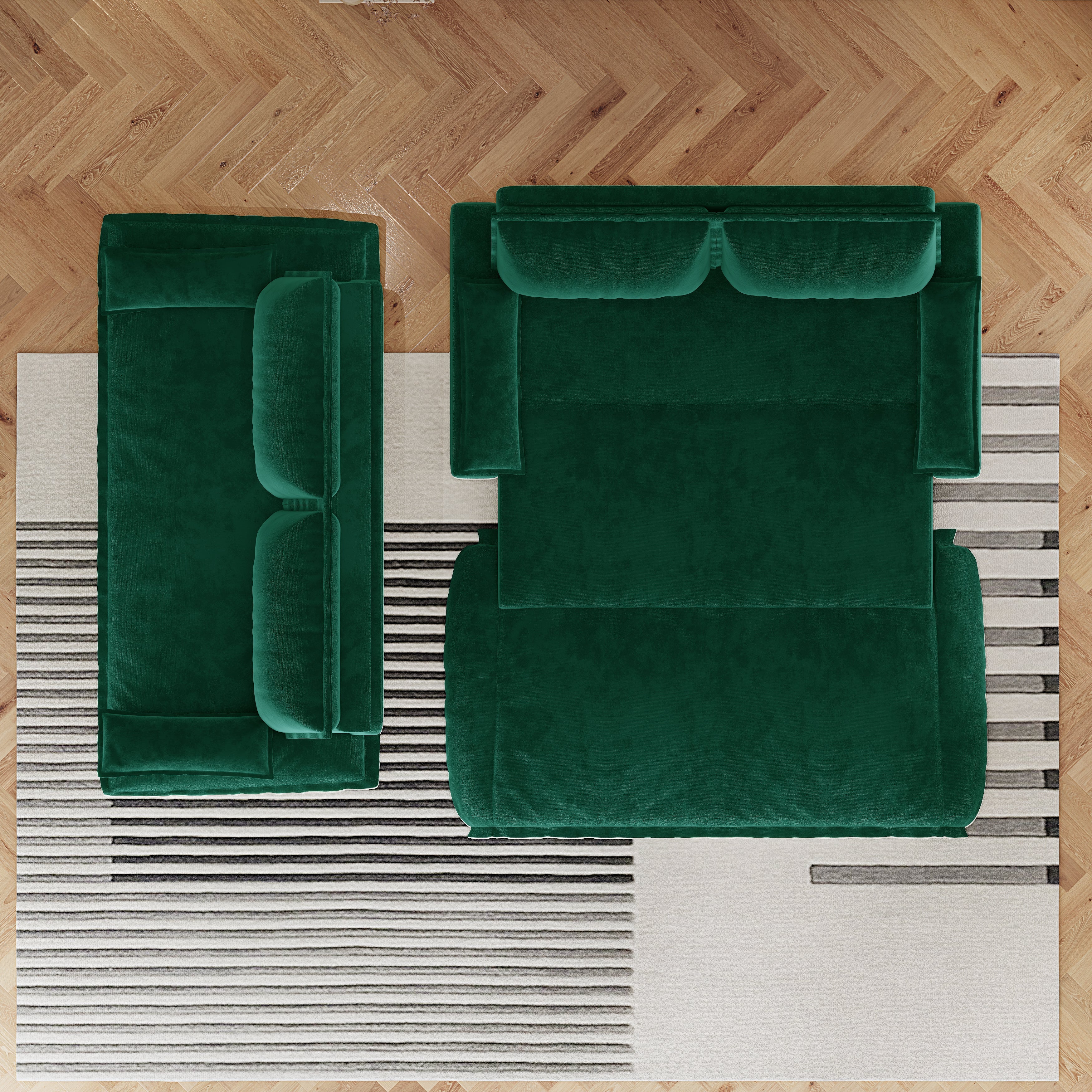 73.2" Queen Pull Out Sofa Bed