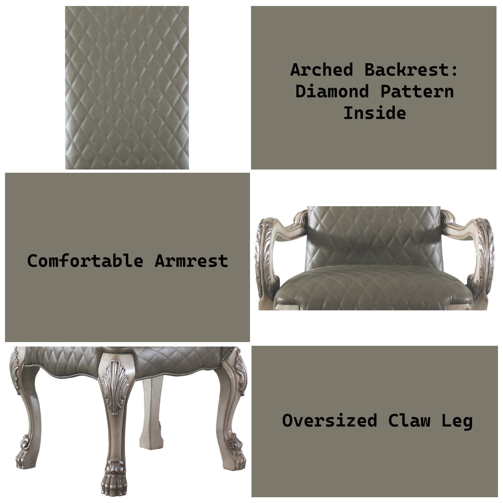 Dresden Synthetic Leather Armchair
