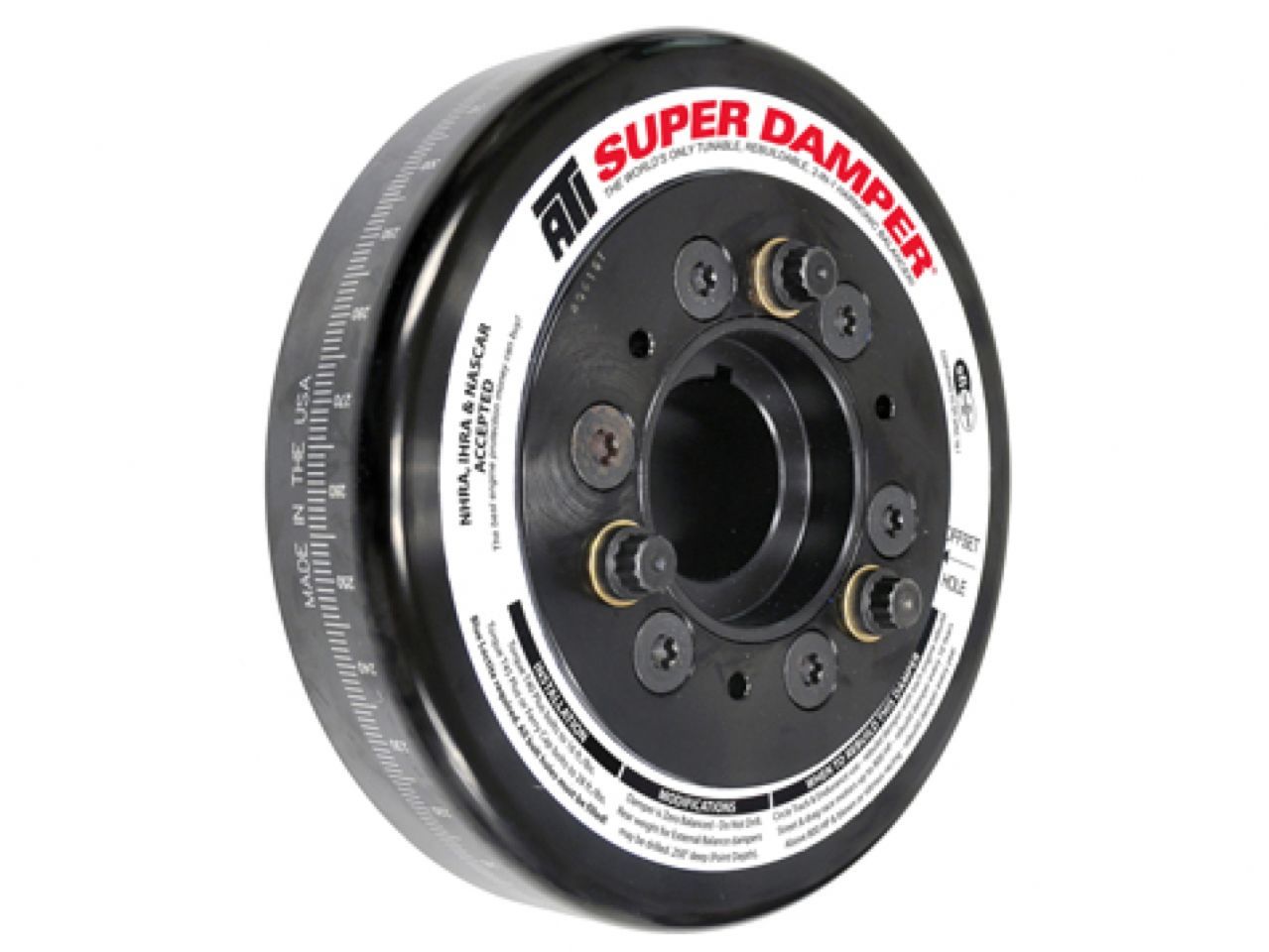 ATI Performance Products Damper - 7.5 - St Lw - 6 Serp Grv Lt1 Lt4 Y Body
