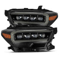 AlphaRex 16-20 Toyota Tacoma NOVA LED Projector Headlight Plank Style Alpha Black w/Activation Light 880705 *Discontinued