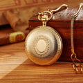 Fully Automatic Movement Flip-Open Engraved Pocket Watch