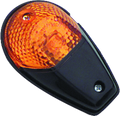 BikeMaster Universal Flush Mount Marker Light - Black/Amber 268018