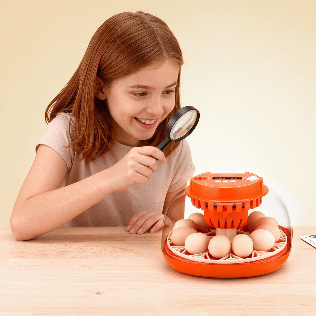 12 Egg Incubator with Automatic Egg Turner