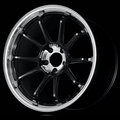 Advan RZ-DF2 19x10.5 / +45 Offset / 5x114.3 / 73mm Bore / Diamond Cut and Racing Titanium Black YAF9L45EDRTB