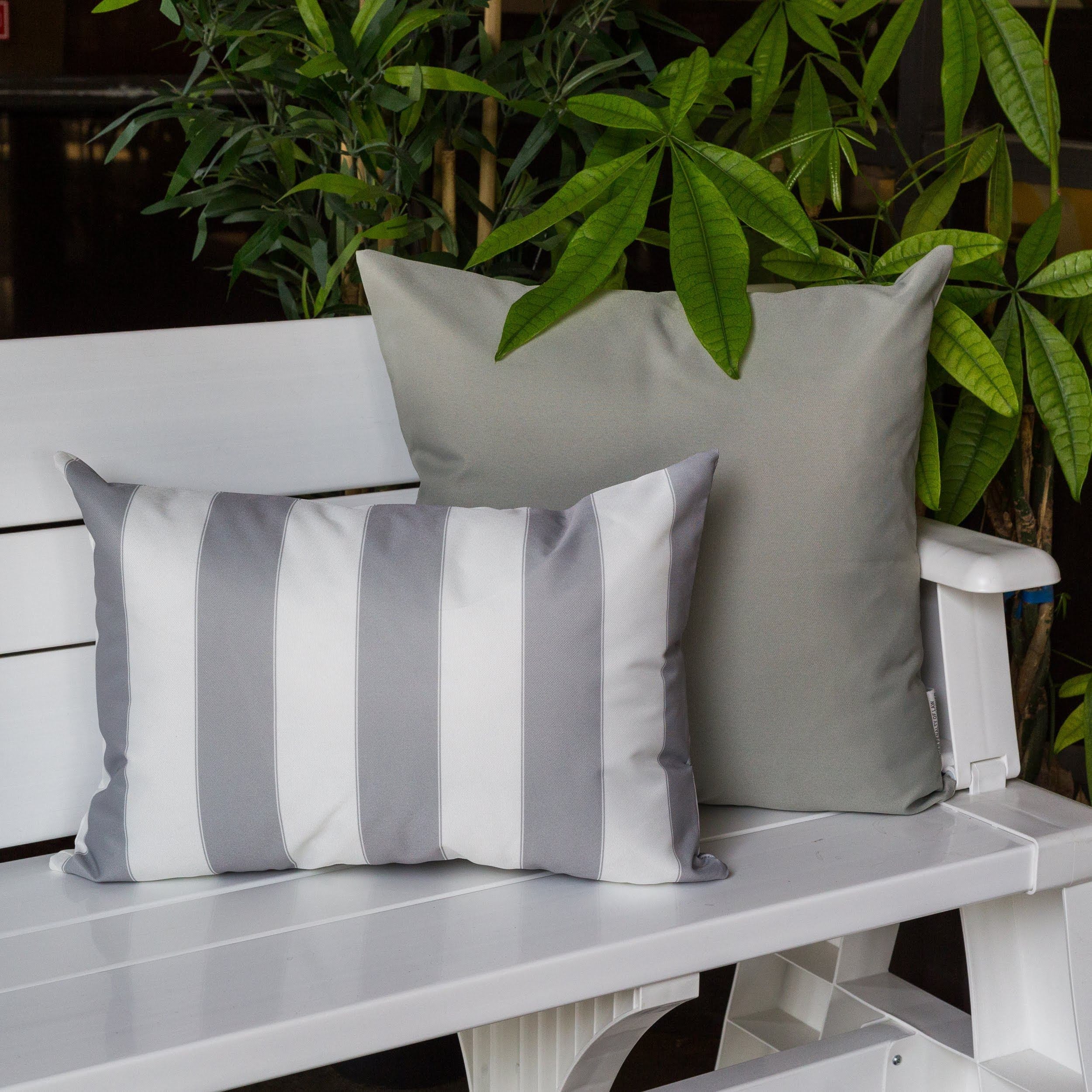 Horizon Stripe Pillow 14" x 20" - Outdoor & Indoor