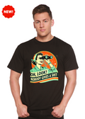 Funny Retro Woman Unisex Bamboo/Cotton Graphic T-Shirt