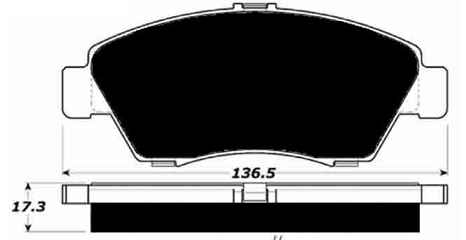 Porterfield Brake Pads for 1996 HONDA CIVIC Del Sol V-TEC