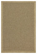 Earth GC_NTL1005 Jute/Mocha 5 ft. 3 in. x 7 ft. 3 in. Indoor/Outdoor Area Rug