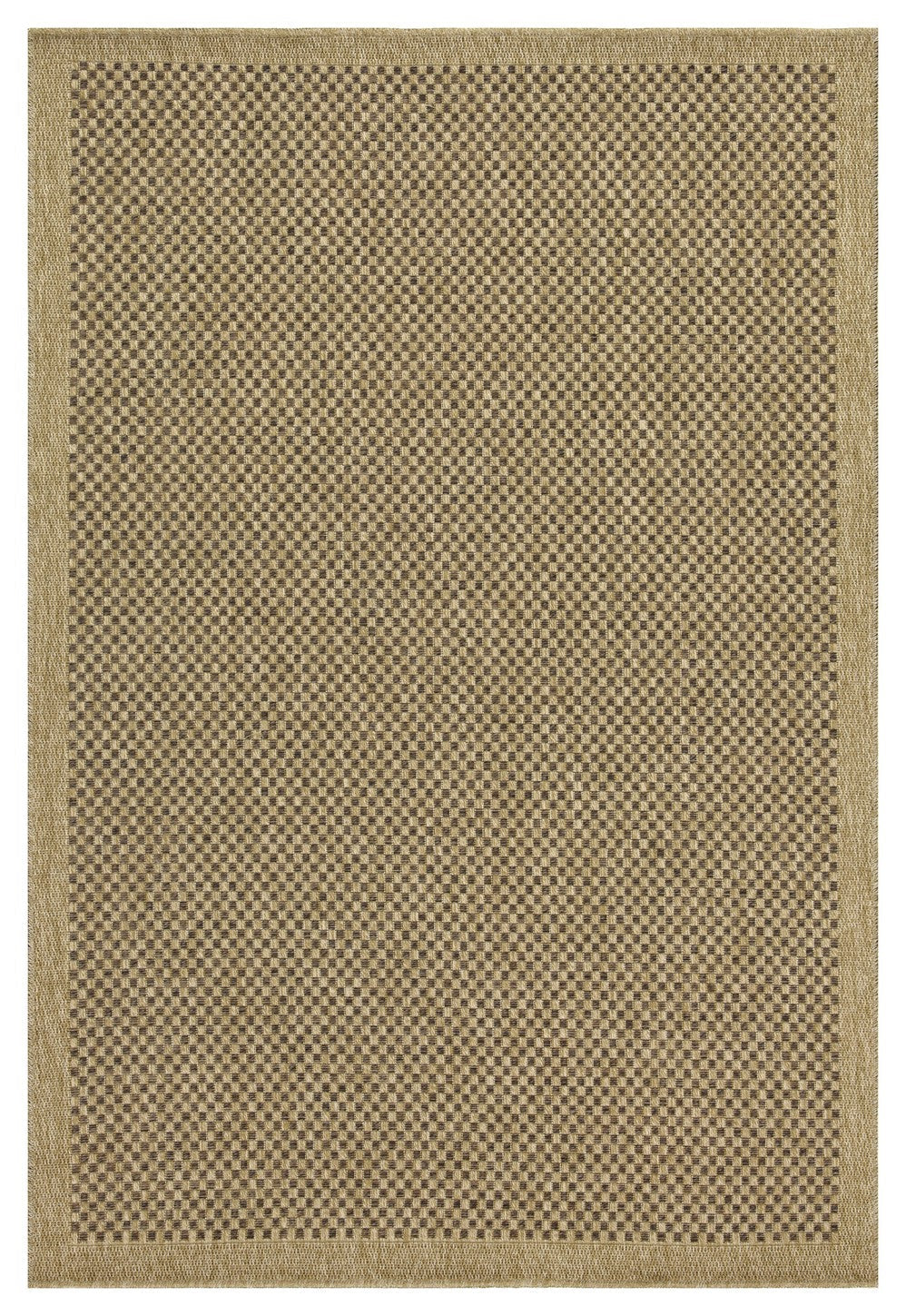 Earth GC_NTL1005 Jute/Mocha Indoor/Outdoor Area Rug