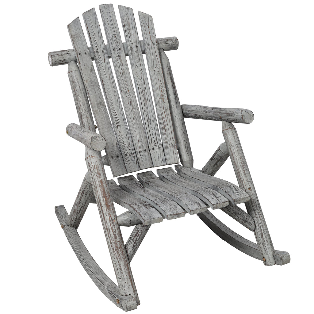Wooden Porch Rocker Chair
