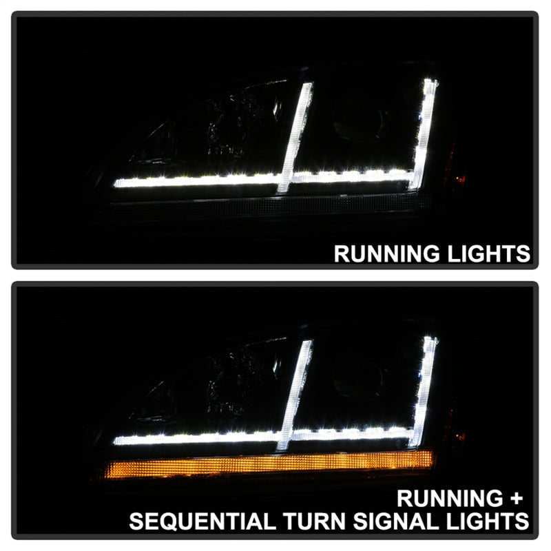 Spyder 08-15 Audi TT HID Xenon Projector Headlights w/Seq Turn Signal - Blk (PRO-YD-ATT08-HID-BK) 5085542