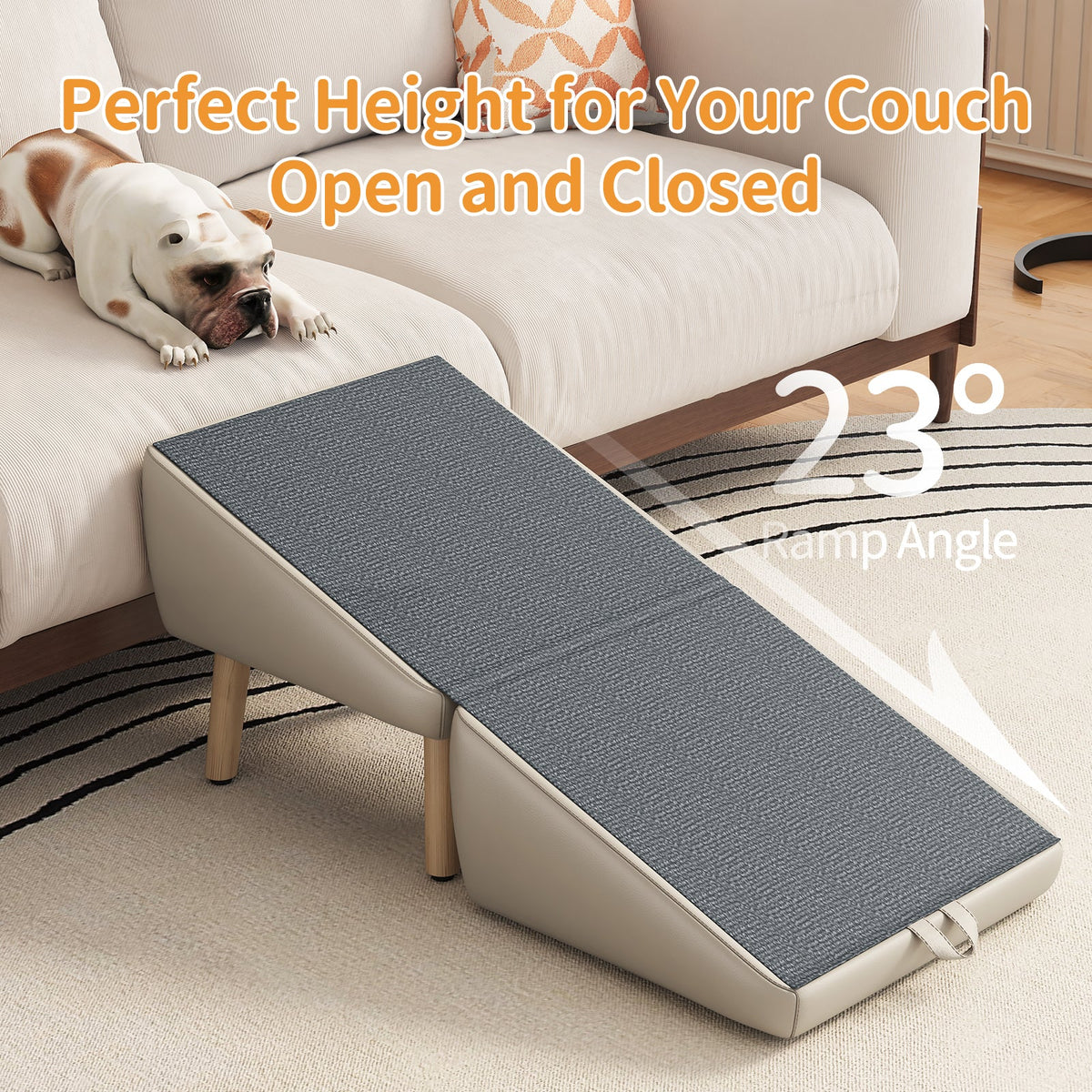 (Upgraded) Dog Stairs for Small Dogs and Cats