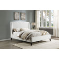 Theodore Snow Upholstered Queen Wingback Bed