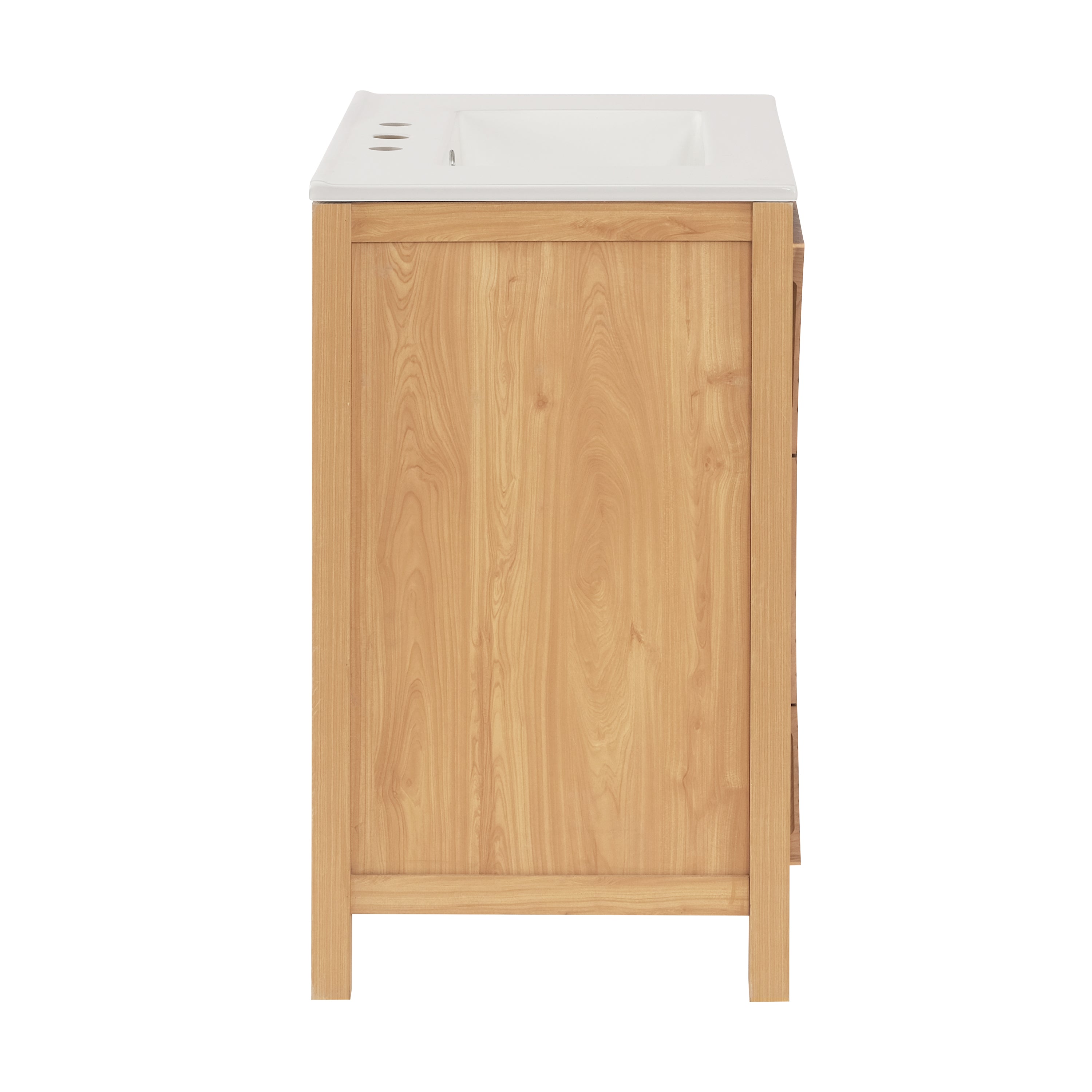 30 Inch Mid-Century Modern Bathroom Vanity with Sink