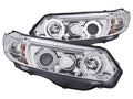 Anzo 2006-2011 Honda Civic Projector Headlights w/ Halo Chrome (CCFL)