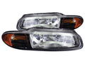 Anzo 1996-2000 Chrysler Sebring Crystal Headlights Black