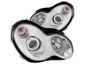 Anzo 2002-2004 Mercedes Benz C Class W203 Projector Headlights w/ Halo Chro