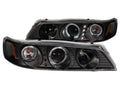 Anzo 1994-1997 Honda Accord Projector Headlights w/ Halo Black 1 pc