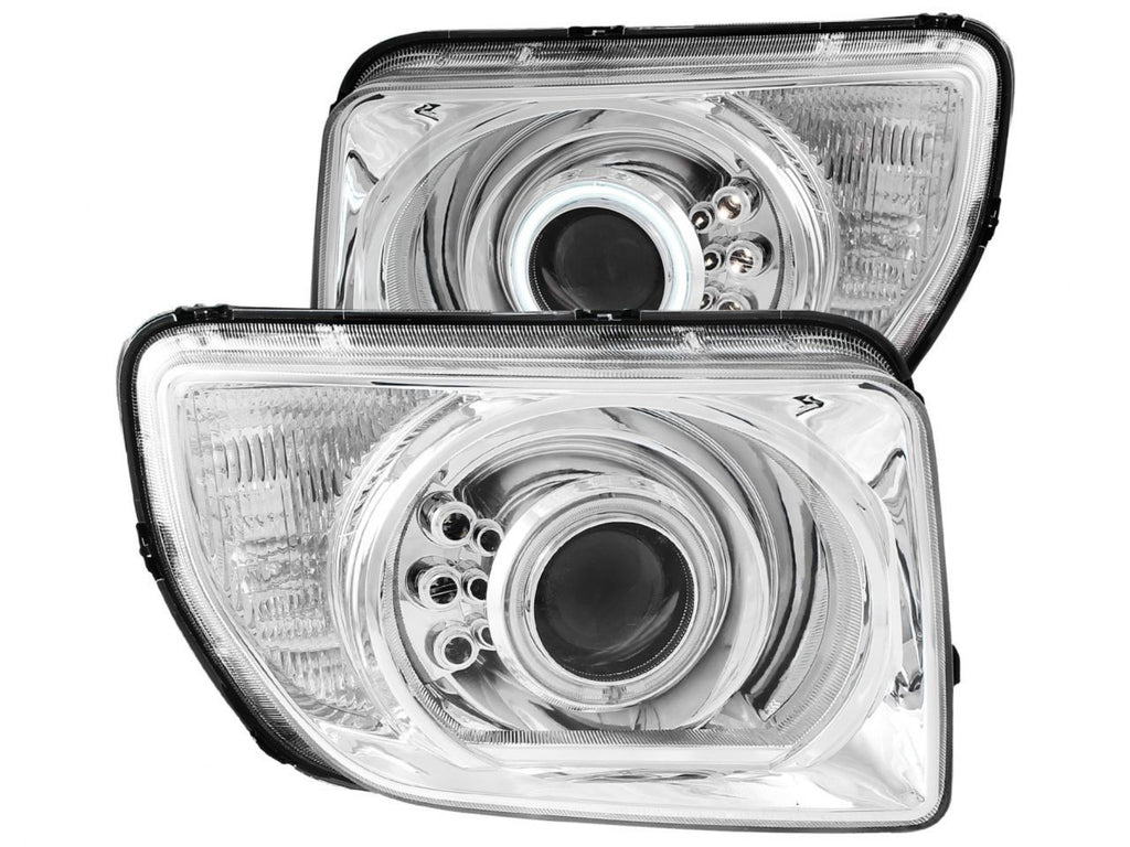 Anzo 2003-2006 Honda Element Projector Headlights w/ Halo Chrome (CCFL)