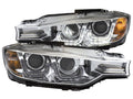 Anzo 2012-2015 BMW 3 Series Projector Headlights w/ U-Bar Chrome