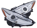 Anzo Projector Headlights With Halo Chrome w/Amber 14-17 Mazda 3
