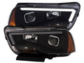 Anzo  11-14 Dodge Charger Projector Headlights w/ Plank Style Design