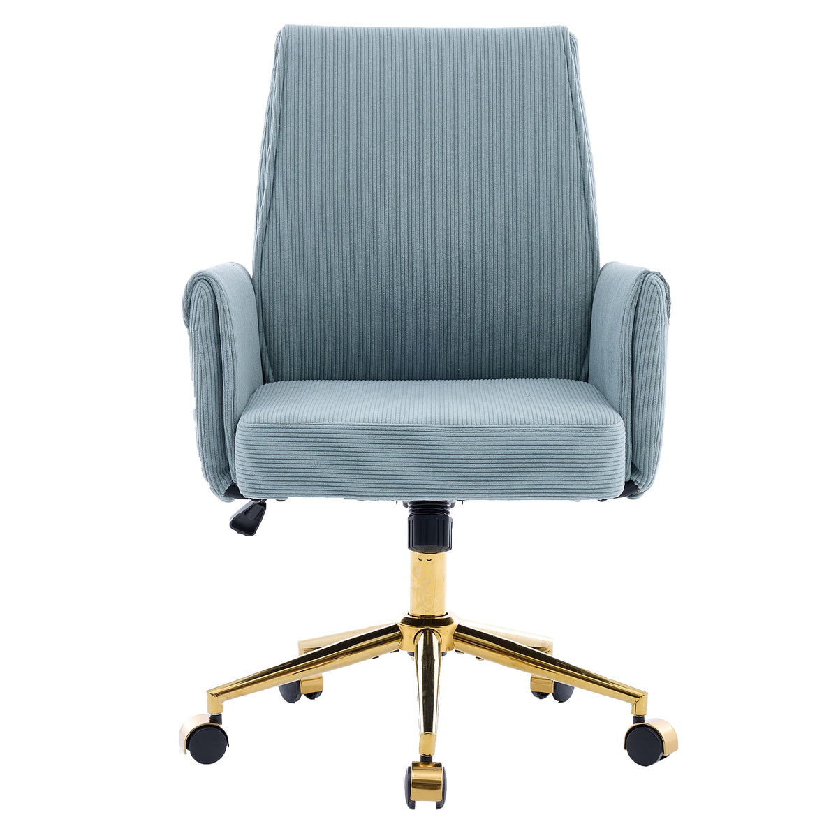 Mid-back Liftable Office Chair in Striped Fabric