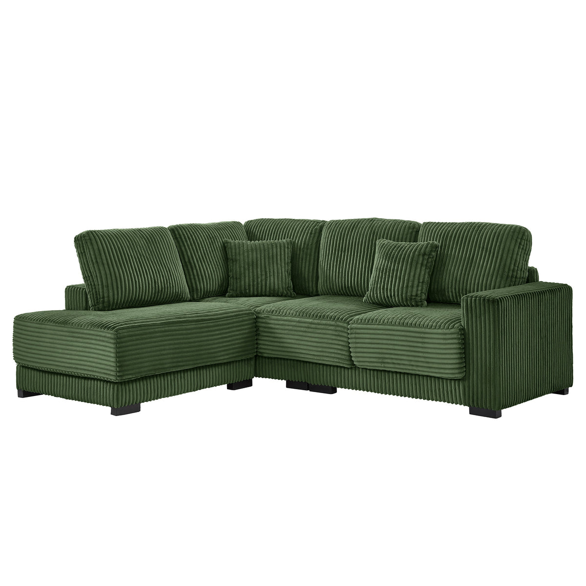 93" Sectional Sofa with Reversible Chaise Lounge