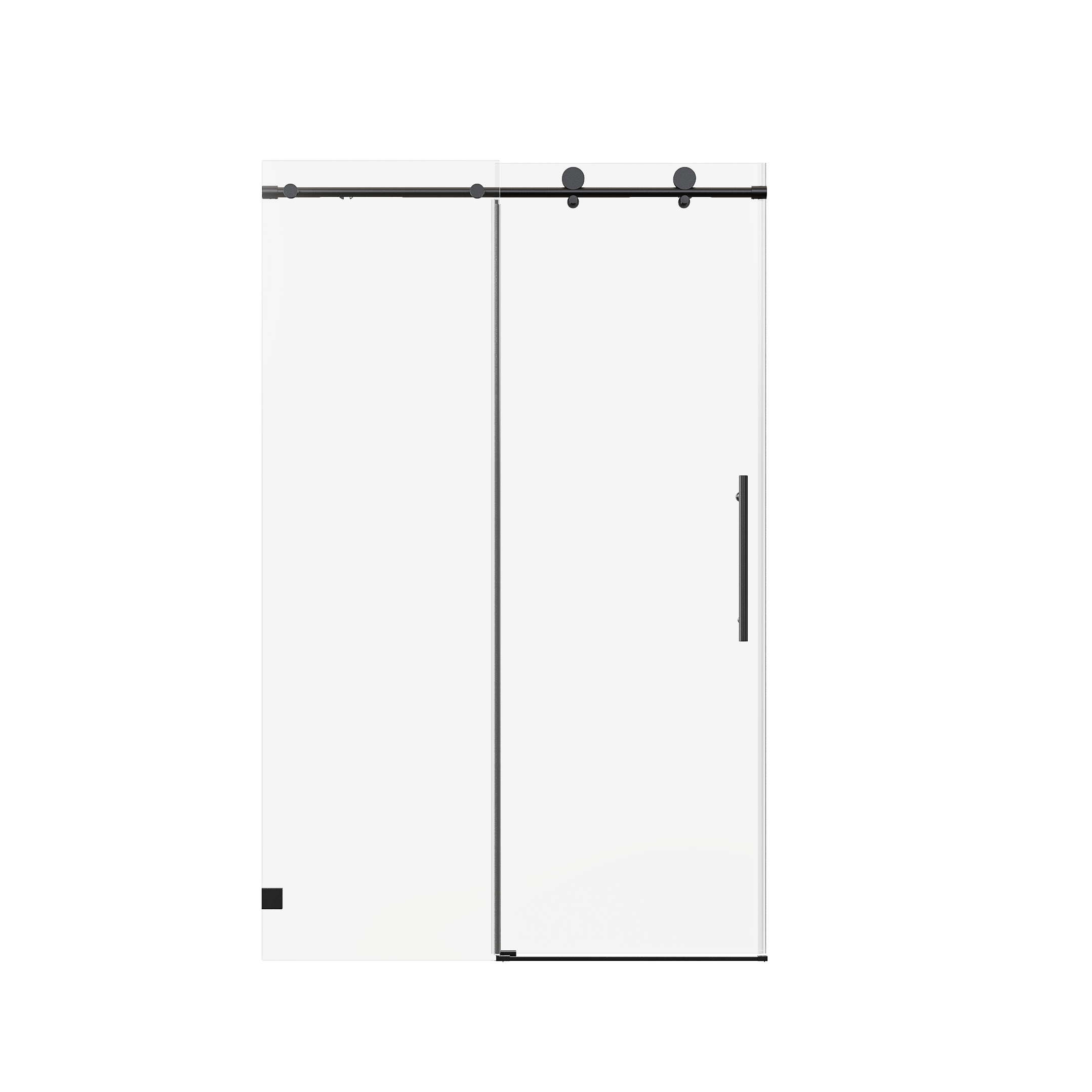 46-48" W * 76" H Frameless Single Sliding Shower Doors