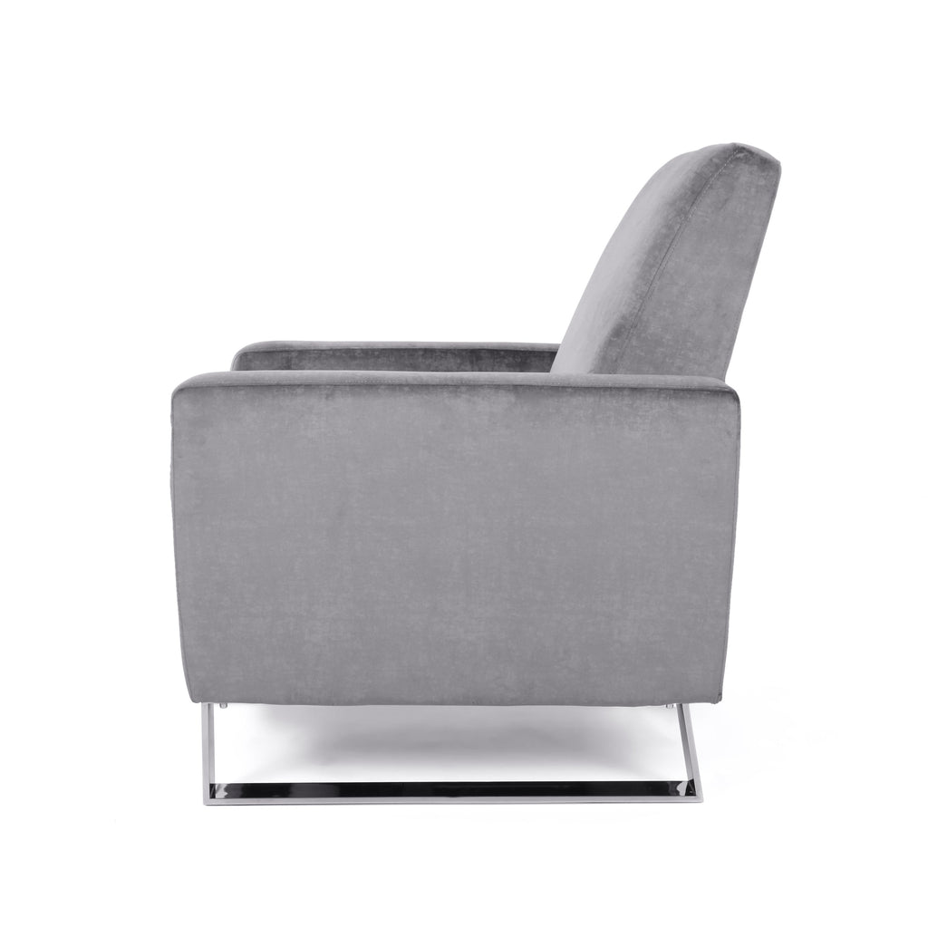 Arvin Push Back High Metal Leg Recliner