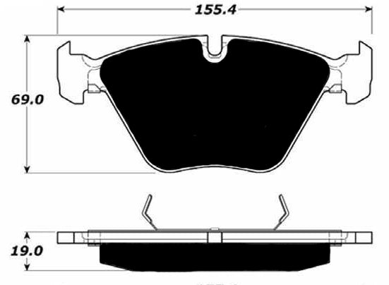 Porterfield Brake Pads for 2012 BMW Z4 35is