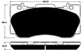 Porterfield Brake Pads for 2017 FORD Mustang EcoBoost Perf. Pkg