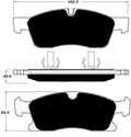 Porterfield Brake Pads for 2016 MERCEDES-BENZ GLE300